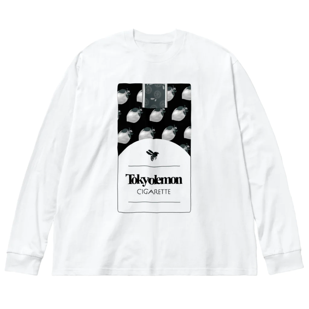 檸檬堂の檸檬モノクログッズ 透明ver. Big Long Sleeve T-Shirt