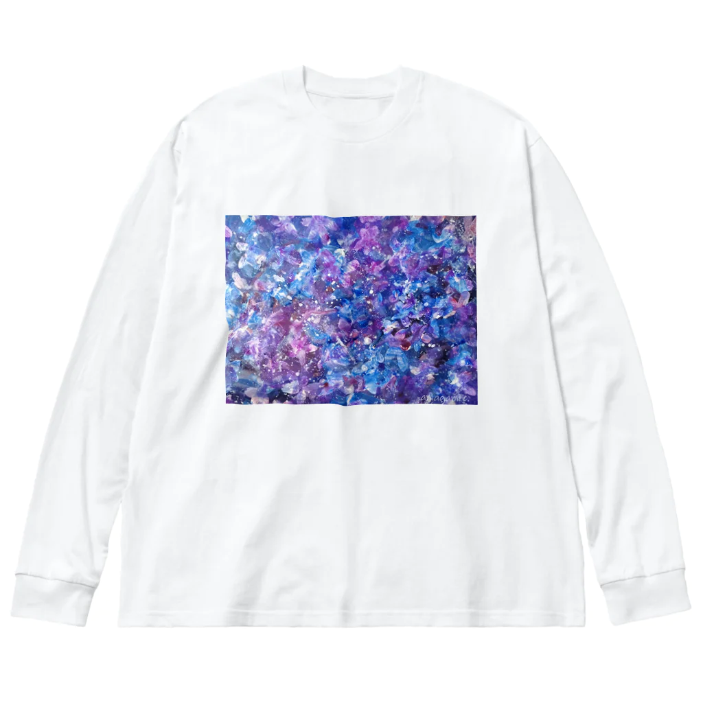 Laugh Rain Laboのmystic bloom. ビッグシルエットロングスリーブTシャツ