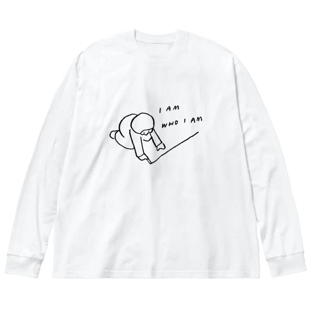 morieebooksの私は私。 ビッグシルエットロングスリーブTシャツ