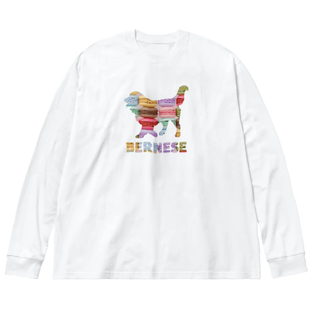 onehappinessのバーニーズ　マカロン ビッグシルエットロングスリーブTシャツ