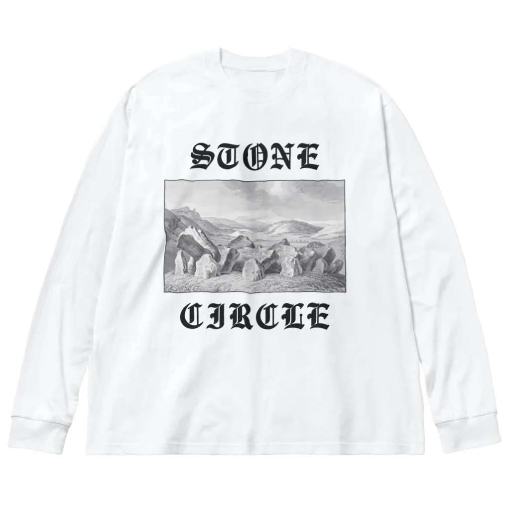 Parallel Imaginary Gift ShopのStone Circle ビッグシルエットロングスリーブTシャツ