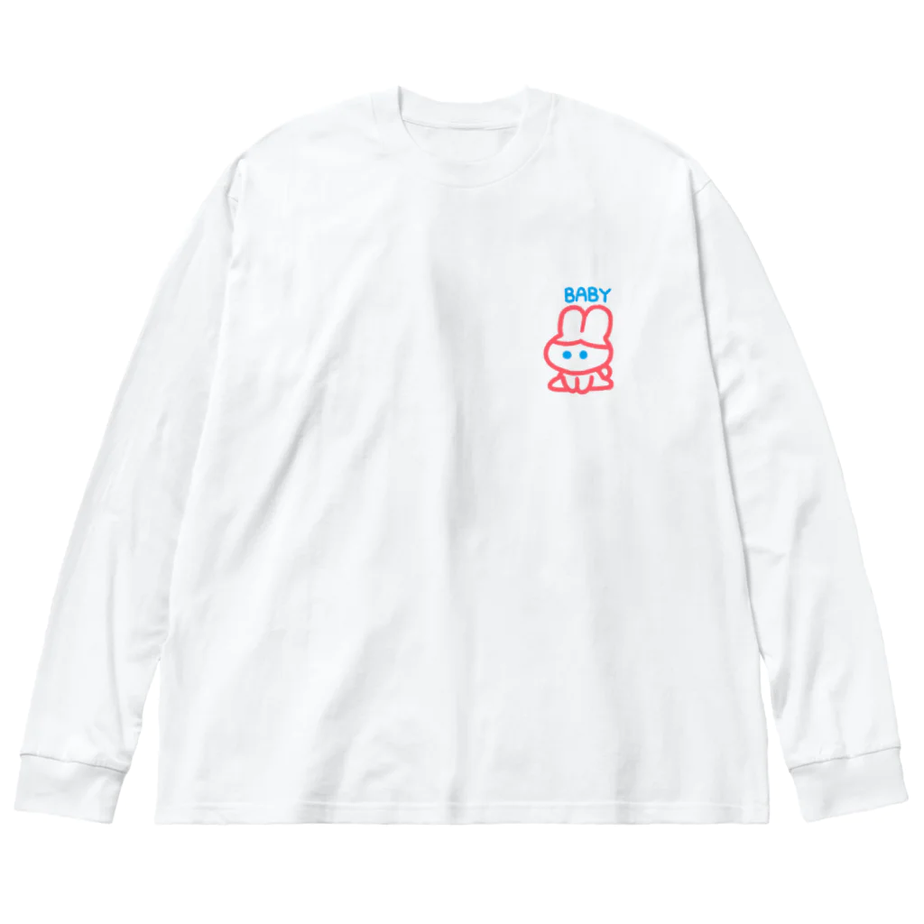 jijjiのアオイバブ ビッグシルエットロングスリーブTシャツ