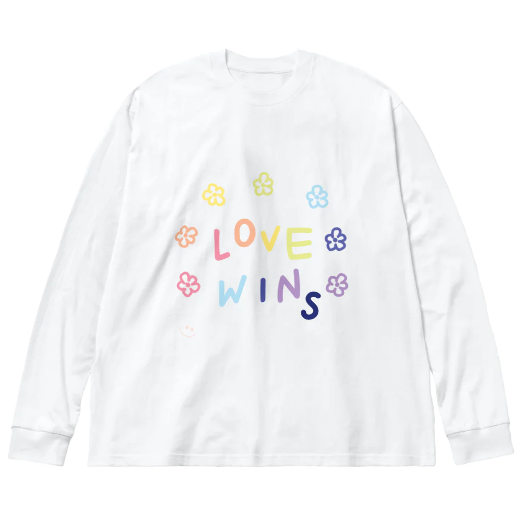 島民のlove wins! we are proud to celebrate our prides! Big Long Sleeve T-Shirt