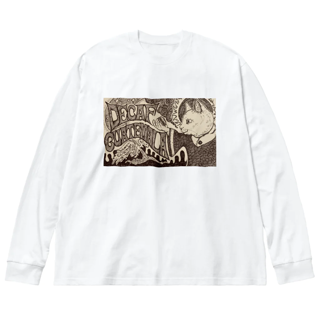 COAL TAR MOONの珈琲のカミサマ(2020年・ほさかまき作品) Big Long Sleeve T-Shirt