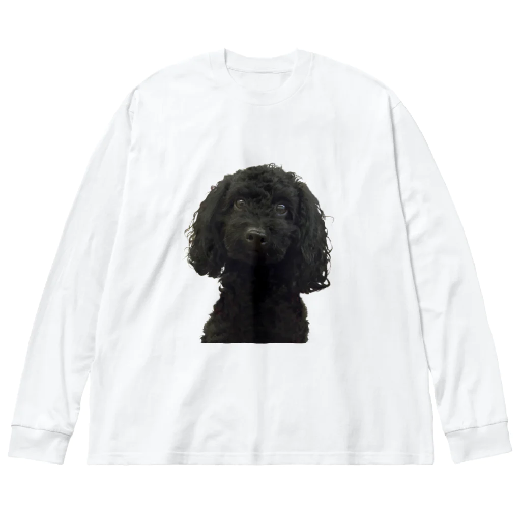 下田村の黒いトイプードル Big Long Sleeve T-Shirt