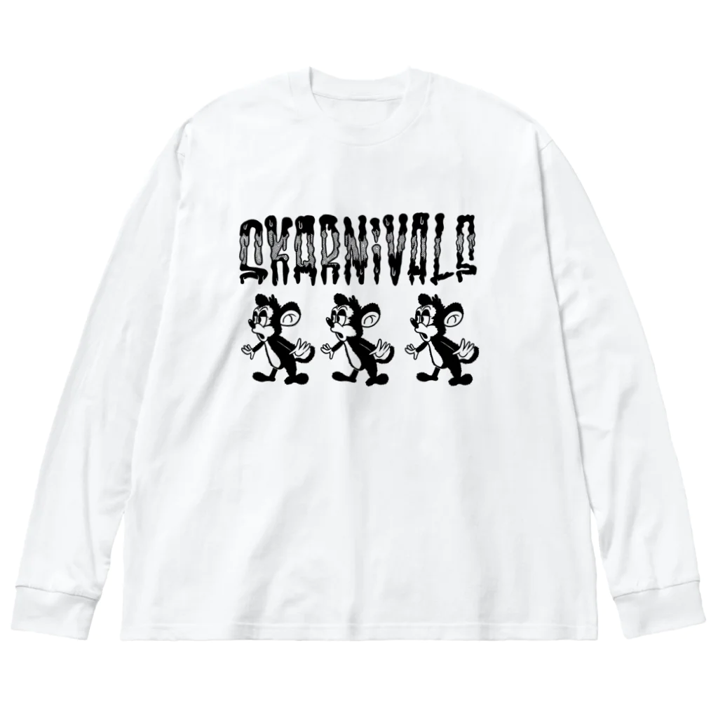 Skank The WorldのSKARNIVALS ビッグシルエットロングスリーブTシャツ