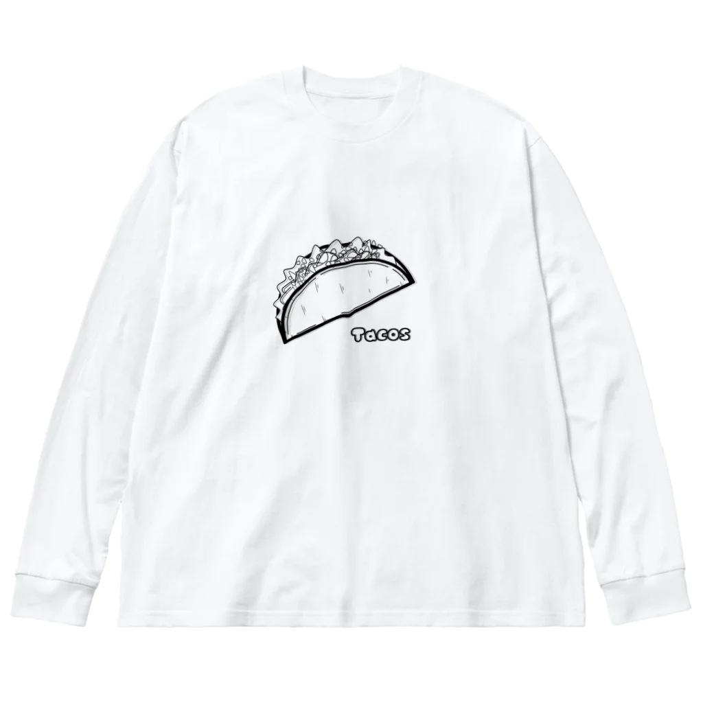 バスケのタコス　tacos 루즈핏 롱 슬리브 티셔츠