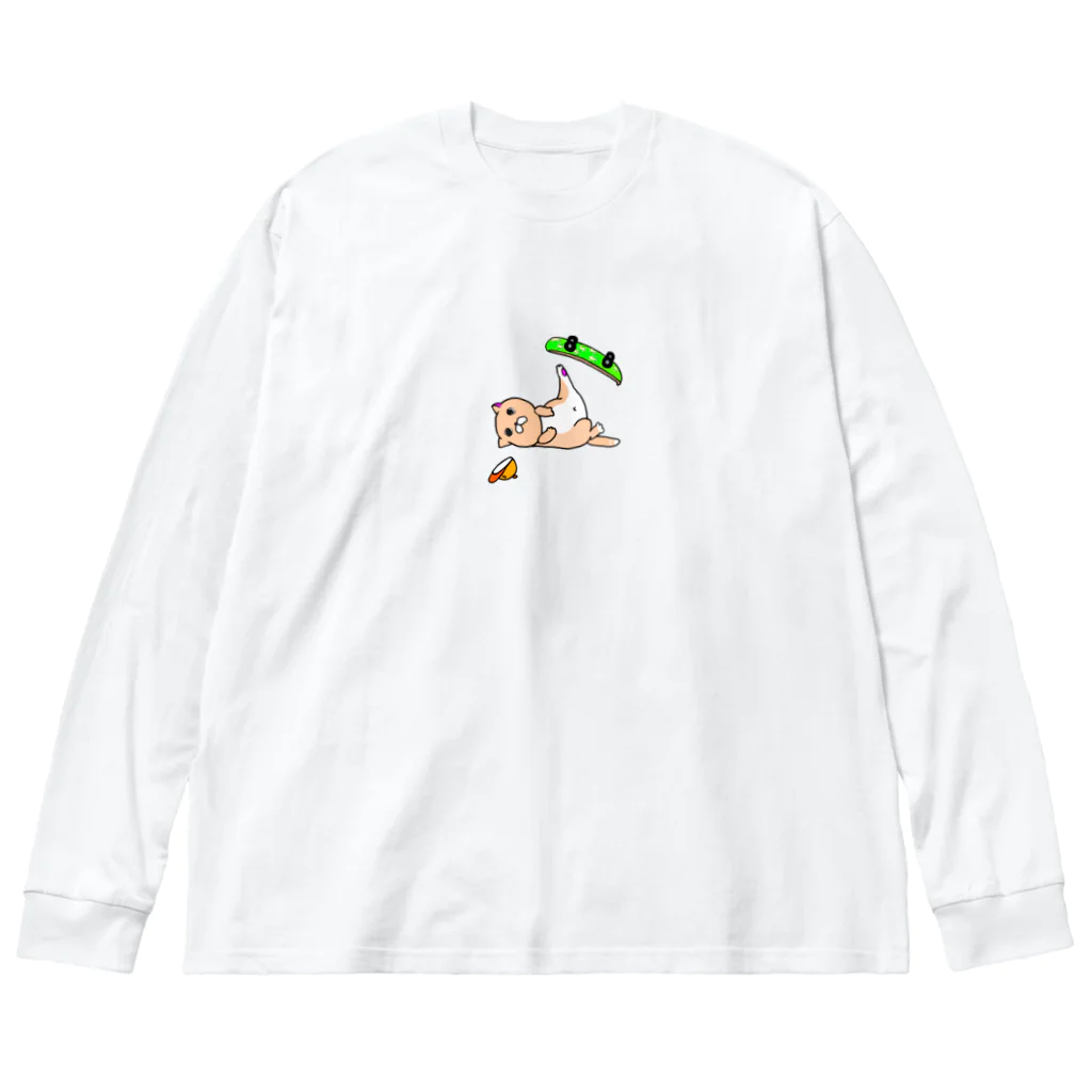 十人十色ちゃんのKitty skateboard スケートボード ビッグシルエットロングスリーブTシャツ