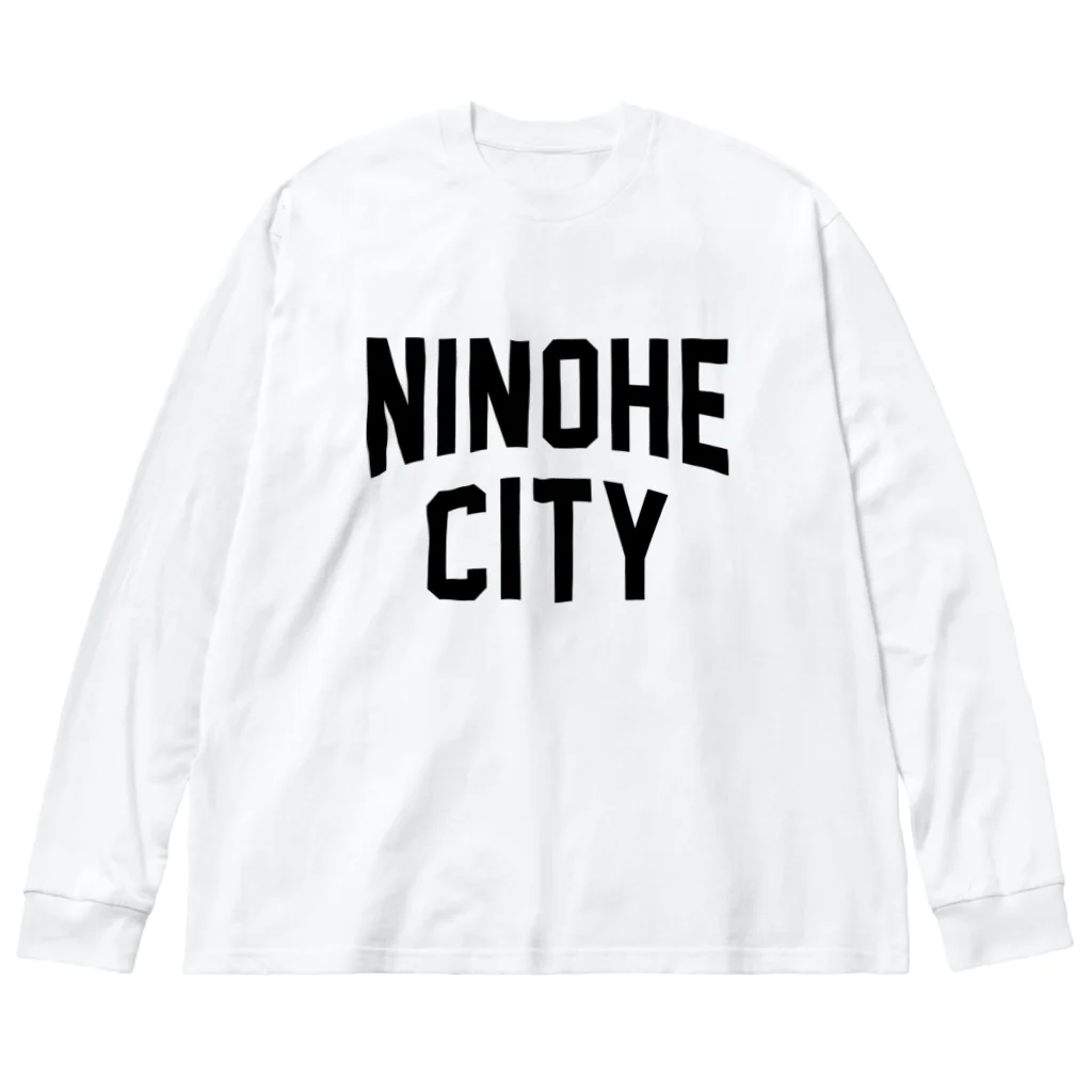 JIMOTOE Wear Local Japanの二戸市 NINOHE CITY Big Long Sleeve T-Shirt