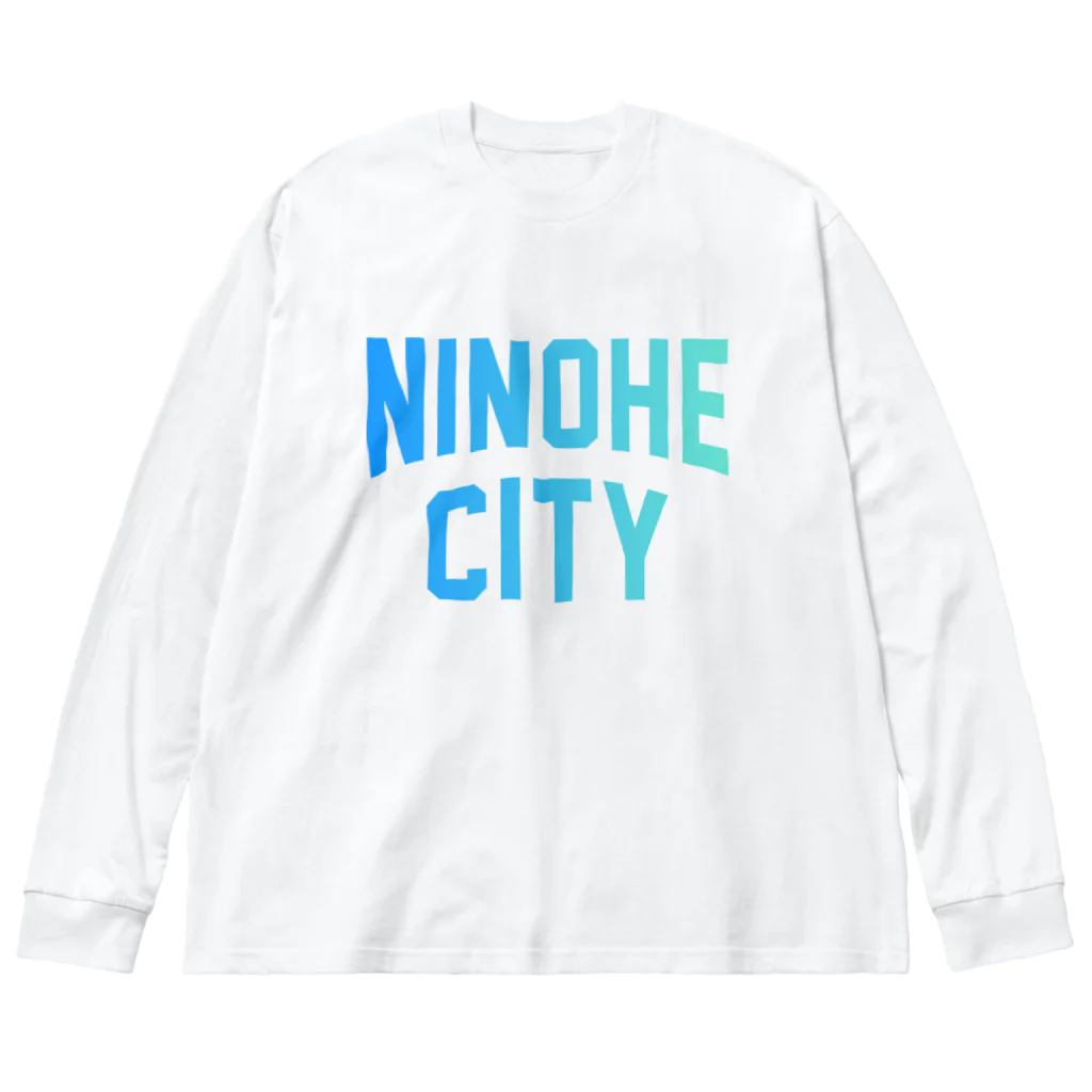 JIMOTOE Wear Local Japanの二戸市 NINOHE CITY Big Long Sleeve T-Shirt