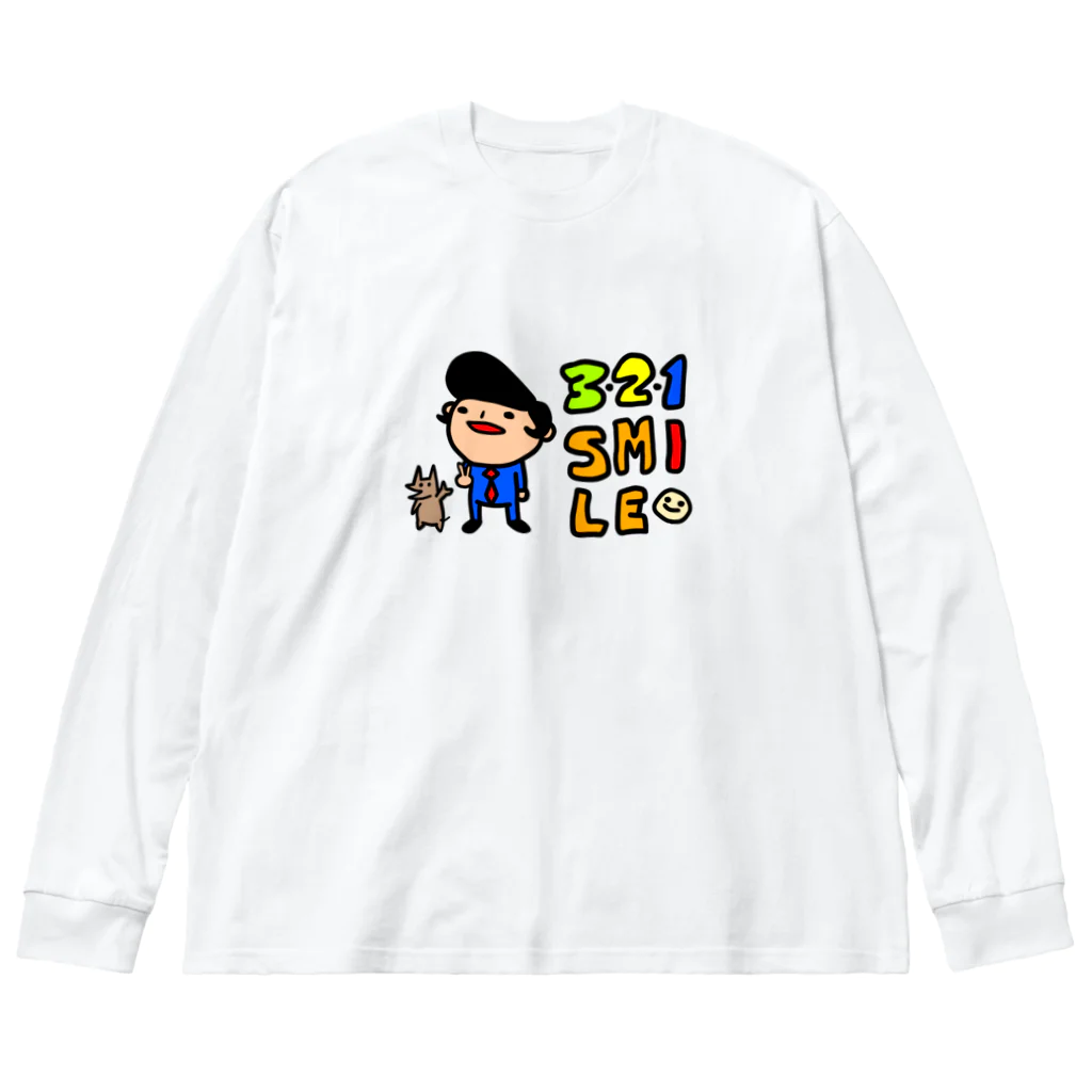 momino studio SHOPのready 3・2・1 GO Big Long Sleeve T-Shirt