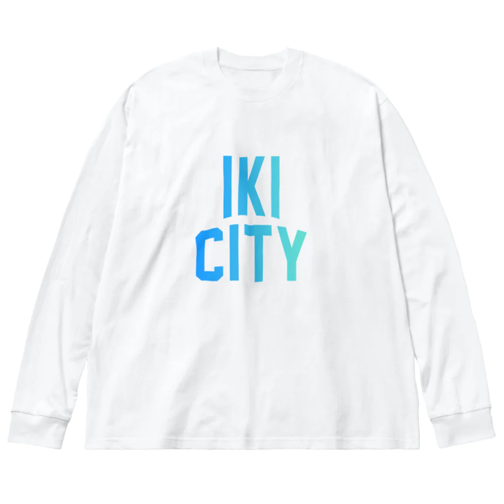 JIMOTOE Wear Local Japanの壱岐市 IKI CITY Big Long Sleeve T-Shirt