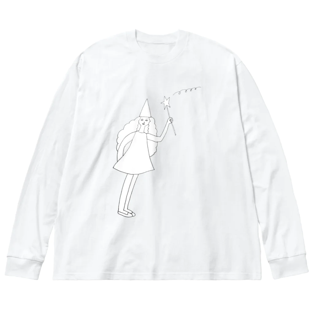 hug∞handの妖精⭐︎まややん ビッグシルエットロングスリーブTシャツ