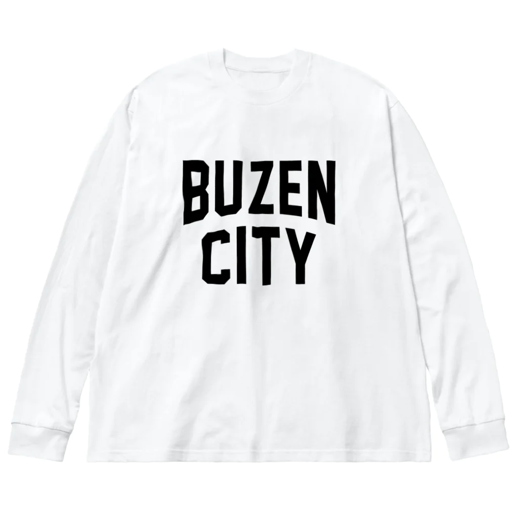 JIMOTOE Wear Local Japanの豊前市 BUZEN CITY Big Long Sleeve T-Shirt