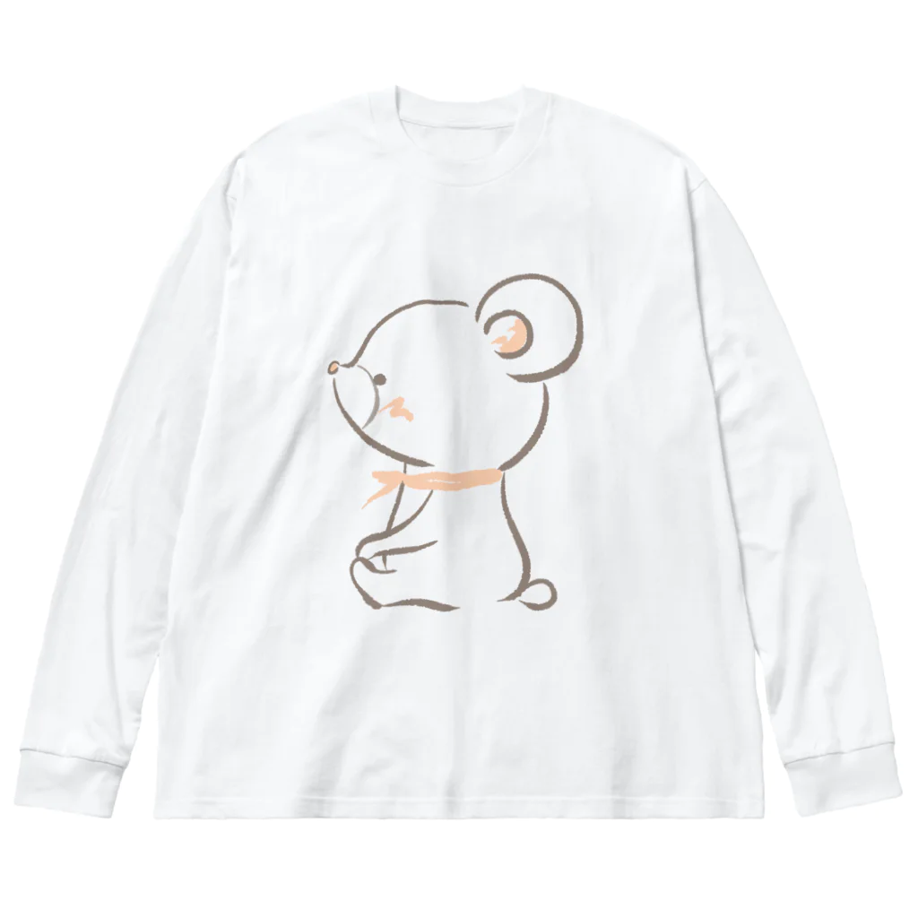 RinMのBaby Bear Lapis Big Long Sleeve T-Shirt