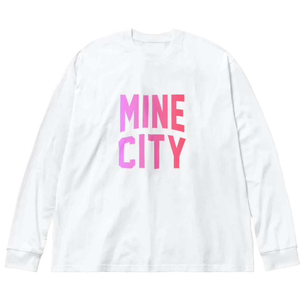 JIMOTO Wear Local Japanの美祢市 MINE CITY ビッグシルエットロングスリーブTシャツ