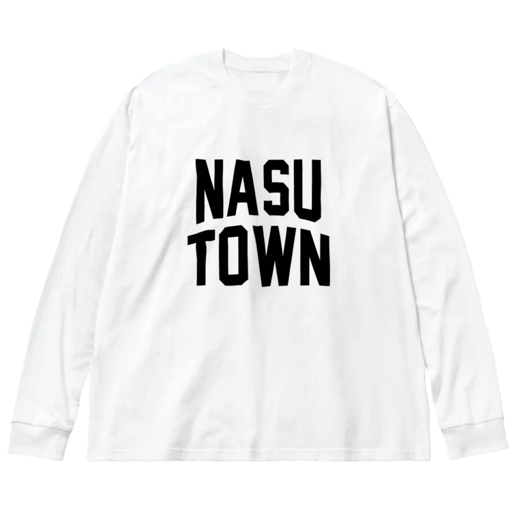 JIMOTOE Wear Local Japanの那須町 NASU TOWN Big Long Sleeve T-Shirt