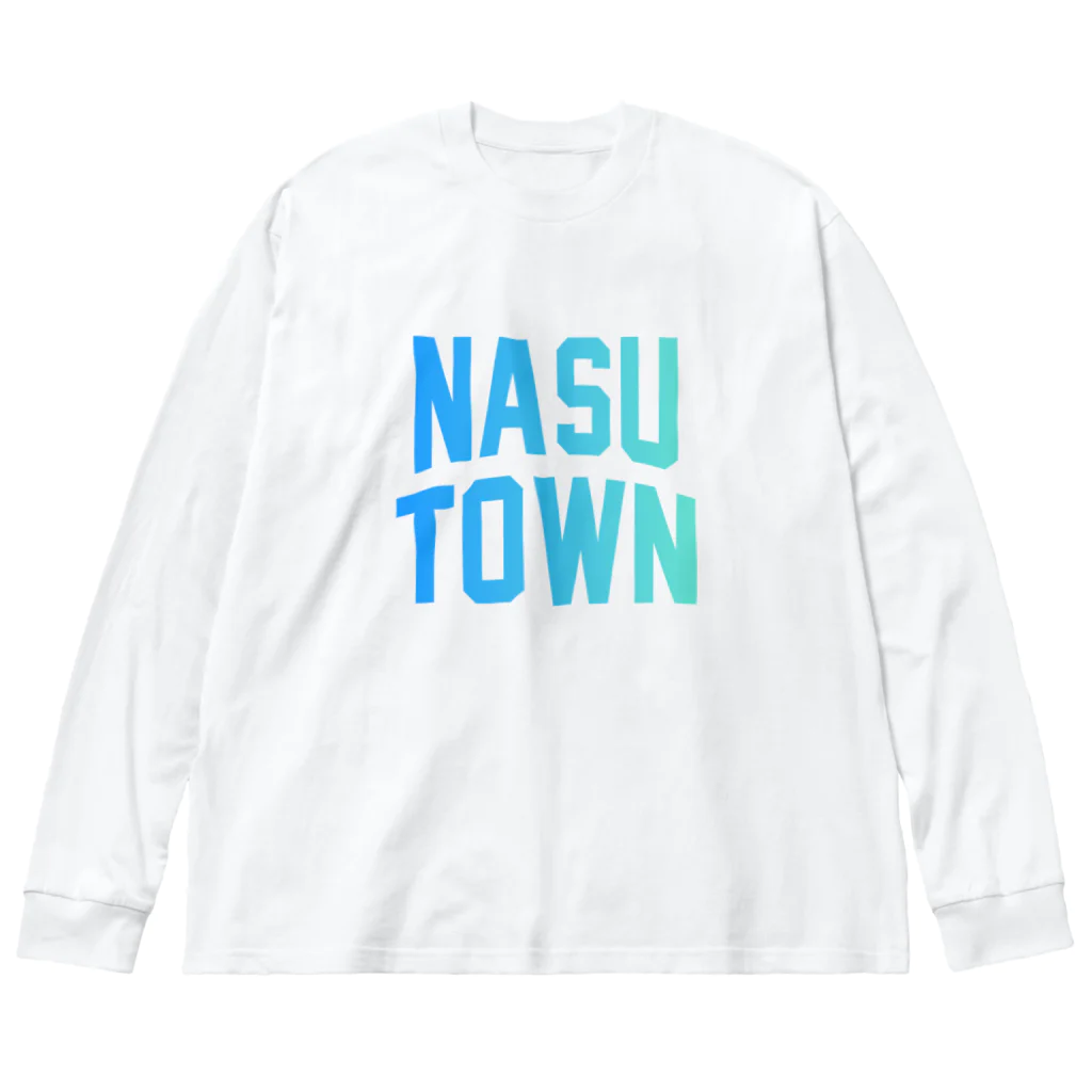 JIMOTOE Wear Local Japanの那須町 NASU TOWN Big Long Sleeve T-Shirt