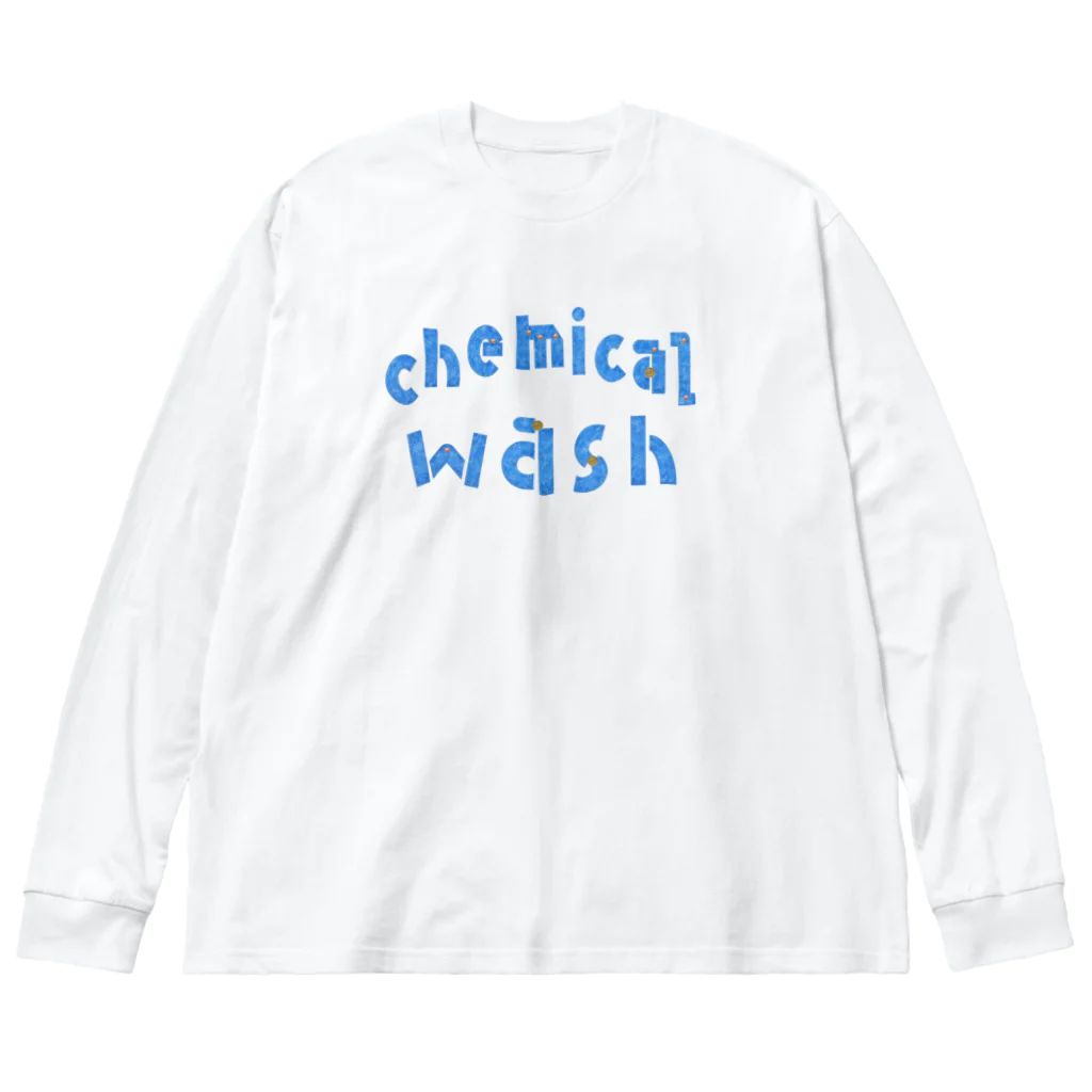 スロータイプ書店 Slowtype Booksのchemical wash ケミカルウォッシュ 283 ビッグシルエットロングスリーブTシャツ