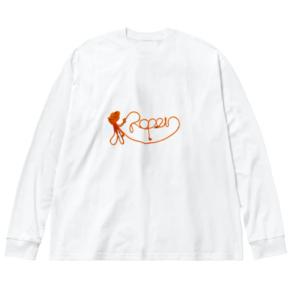 RoperのRoper orange Big Long Sleeve T-Shirt