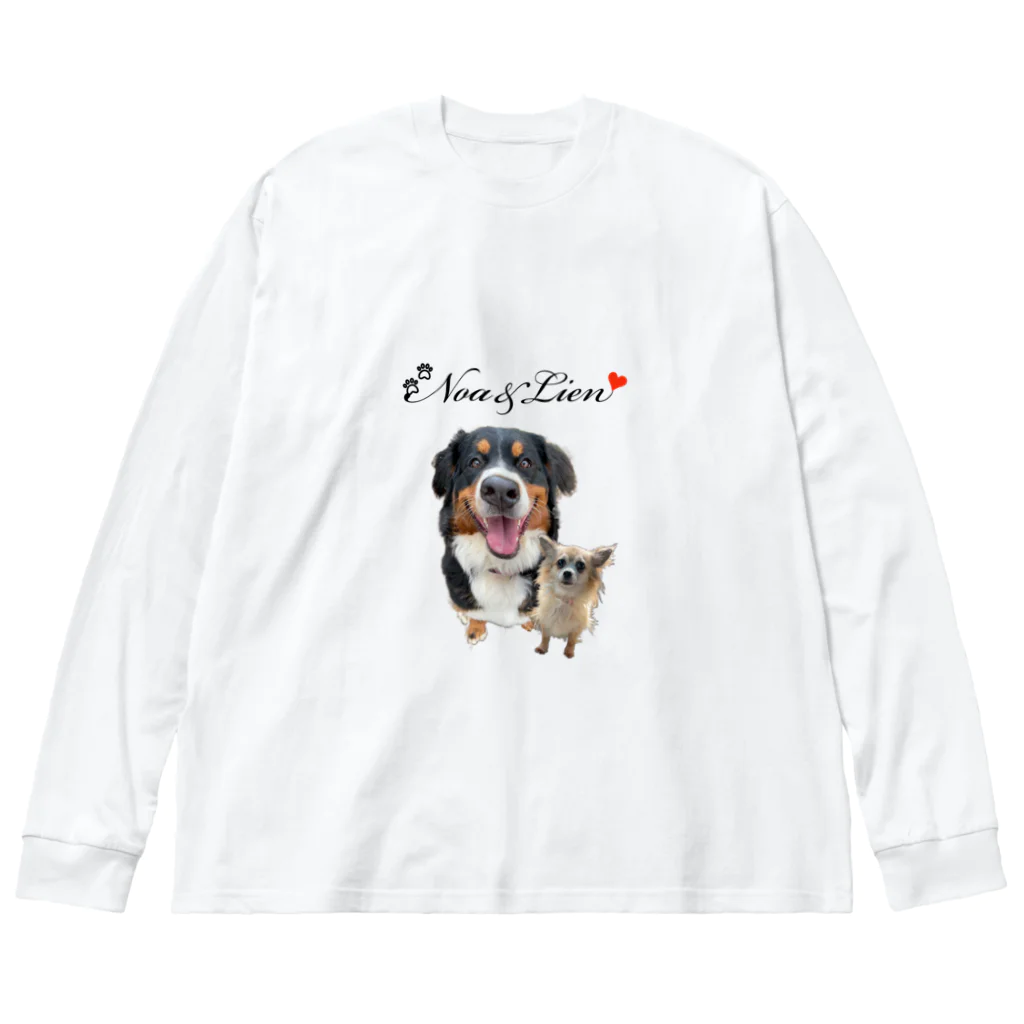 Linlin Houseのチワバニちゃん ビッグシルエットロングスリーブTシャツ