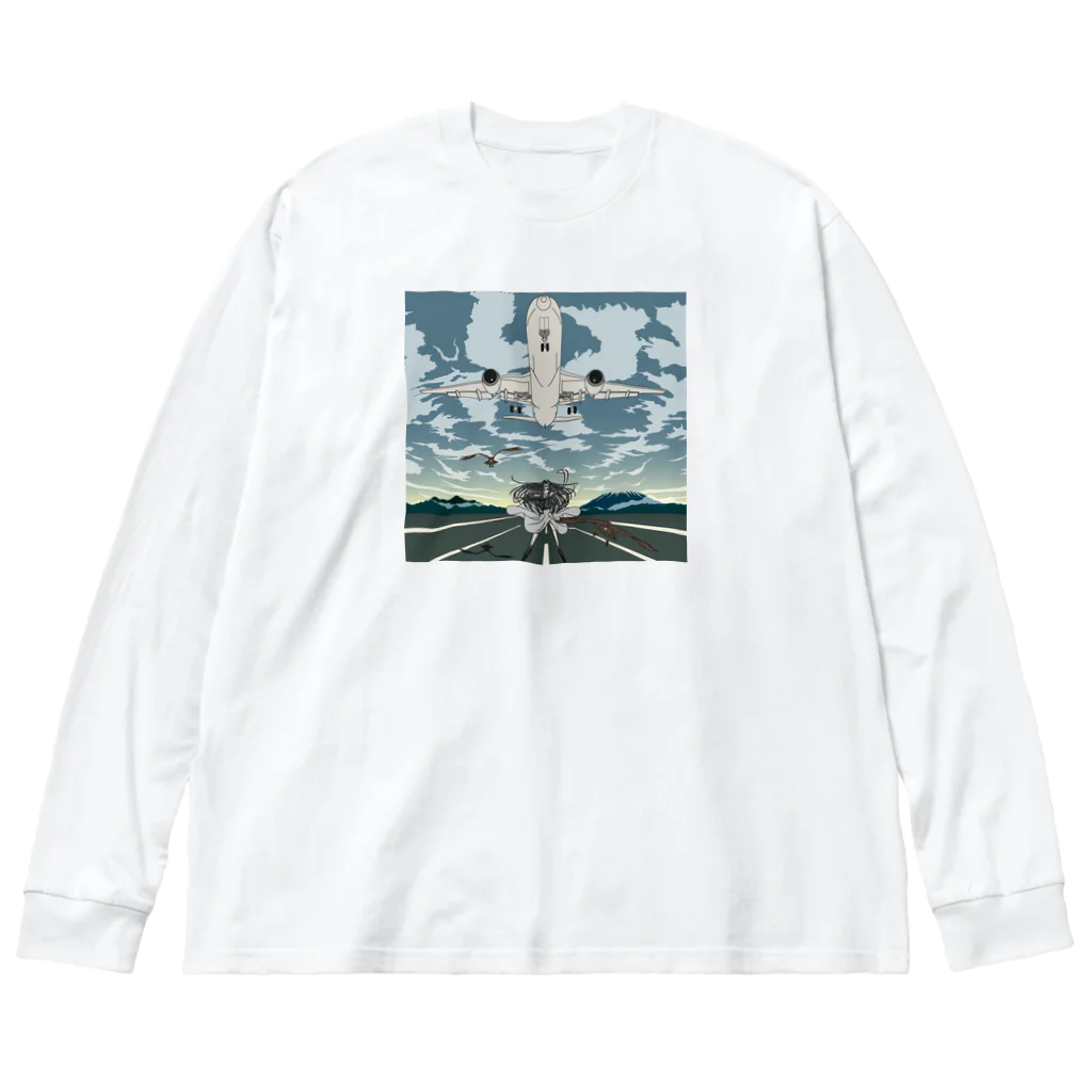 加藤 光雲のLanding Big Long Sleeve T-Shirt