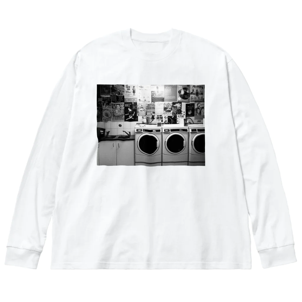 ubatamanoyumeのLaundry Big Long Sleeve T-Shirt