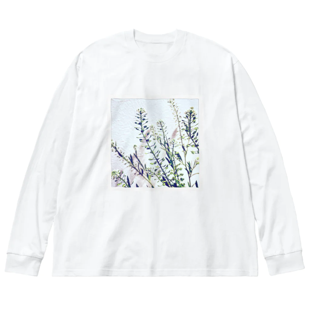 blancillaの揺れる花 Big Long Sleeve T-Shirt