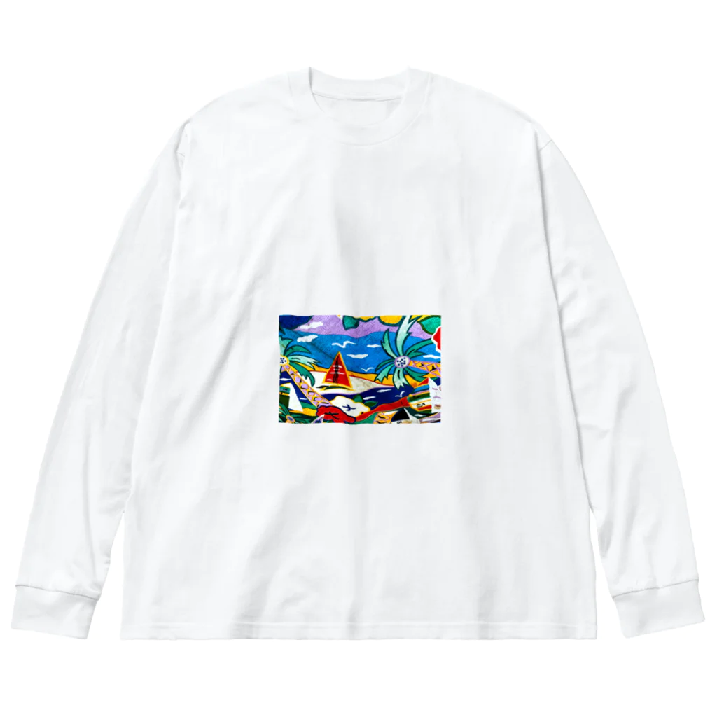 スマイル３９の真夏のバカンス Big Long Sleeve T-Shirt