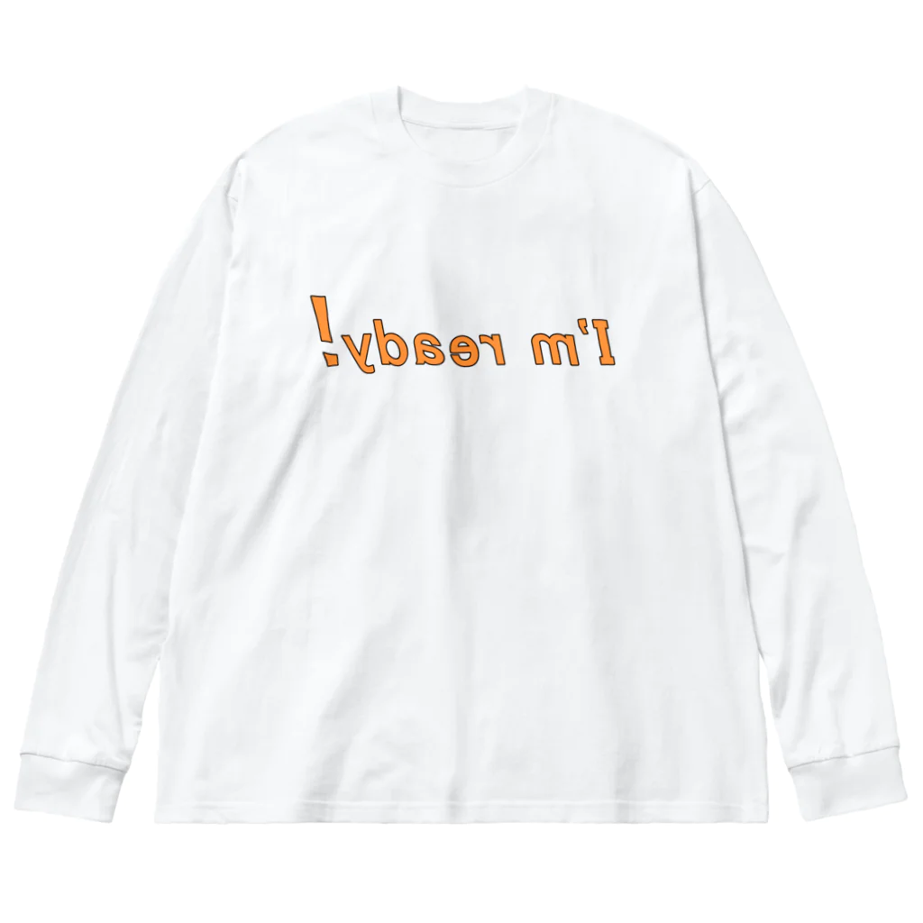 かいほう屋の準備出来てるよ！鏡ﾊﾞｰｼﾞｮﾝ Big Long Sleeve T-Shirt