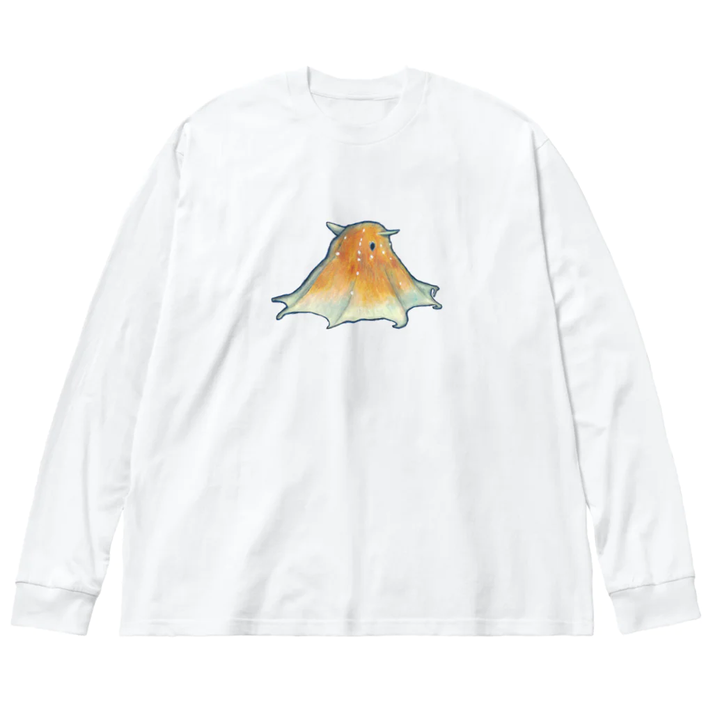 森図鑑の[森図鑑] メンダコ1匹バージョン Big Long Sleeve T-Shirt