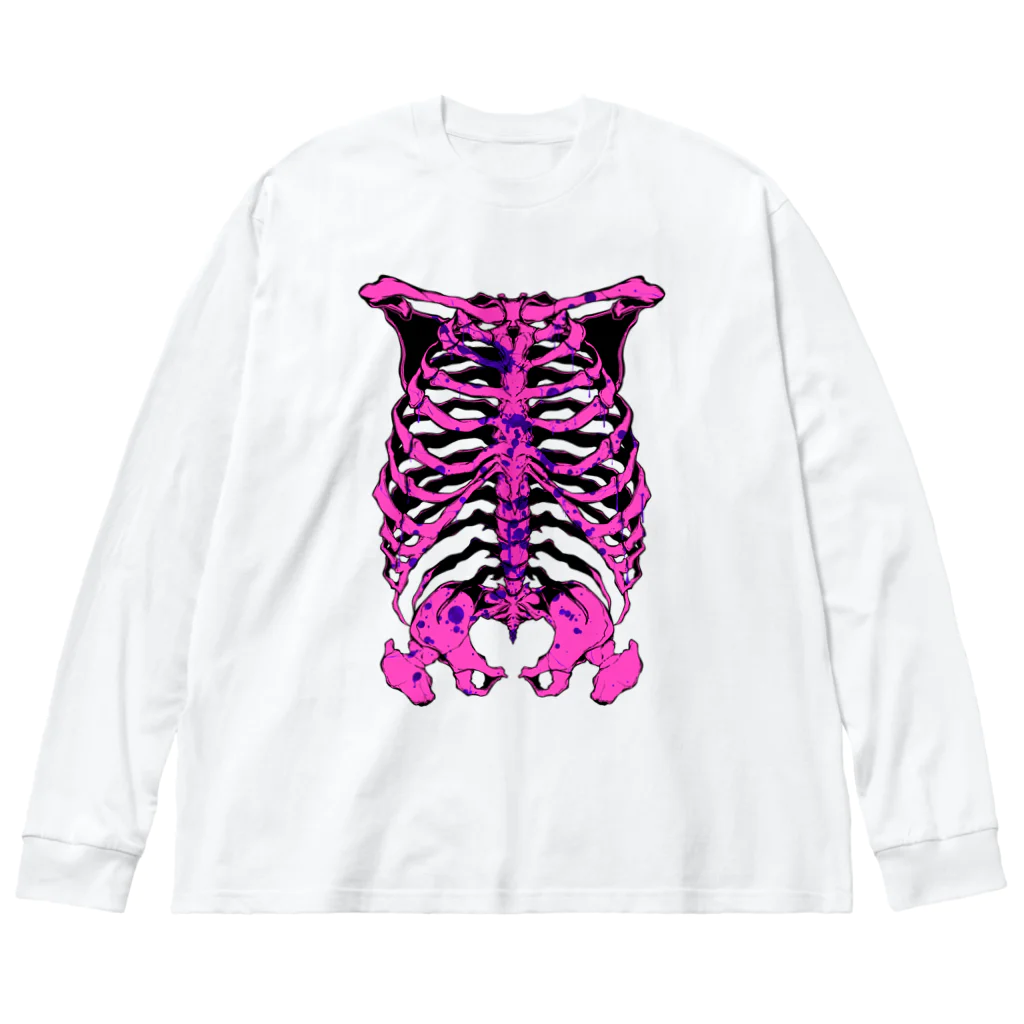 エゴイスト乙女の「骨と返り血」 Big Long Sleeve T-Shirt