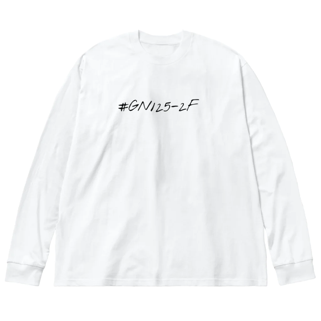 バイク乗りのためのグッズショップのGN125-2F Big Long Sleeve T-Shirt