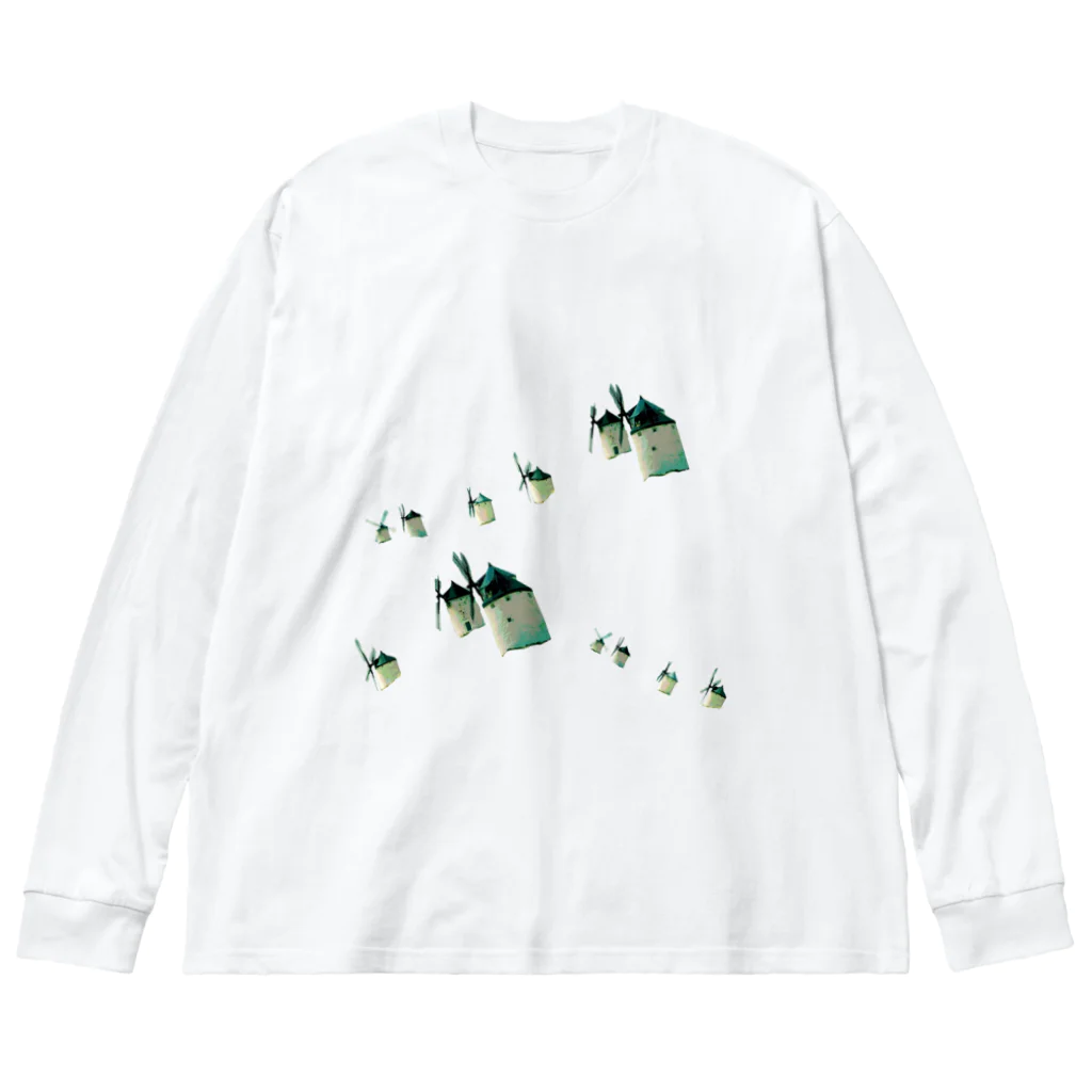 soi hẻm rojiの風車村 Big Long Sleeve T-Shirt