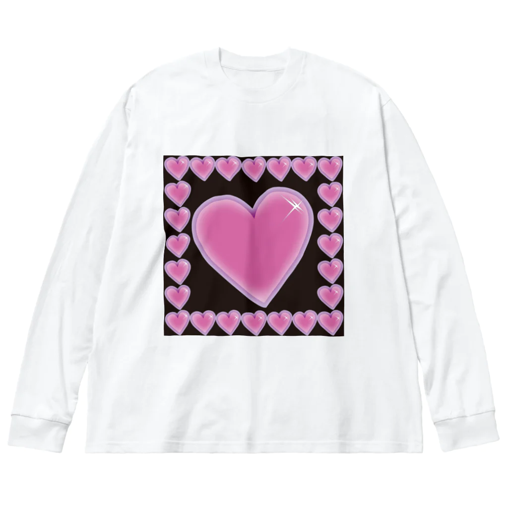 Drecome_Designの【沢山囲まれて】heart harem【逃げ場無し】 Big Long Sleeve T-Shirt