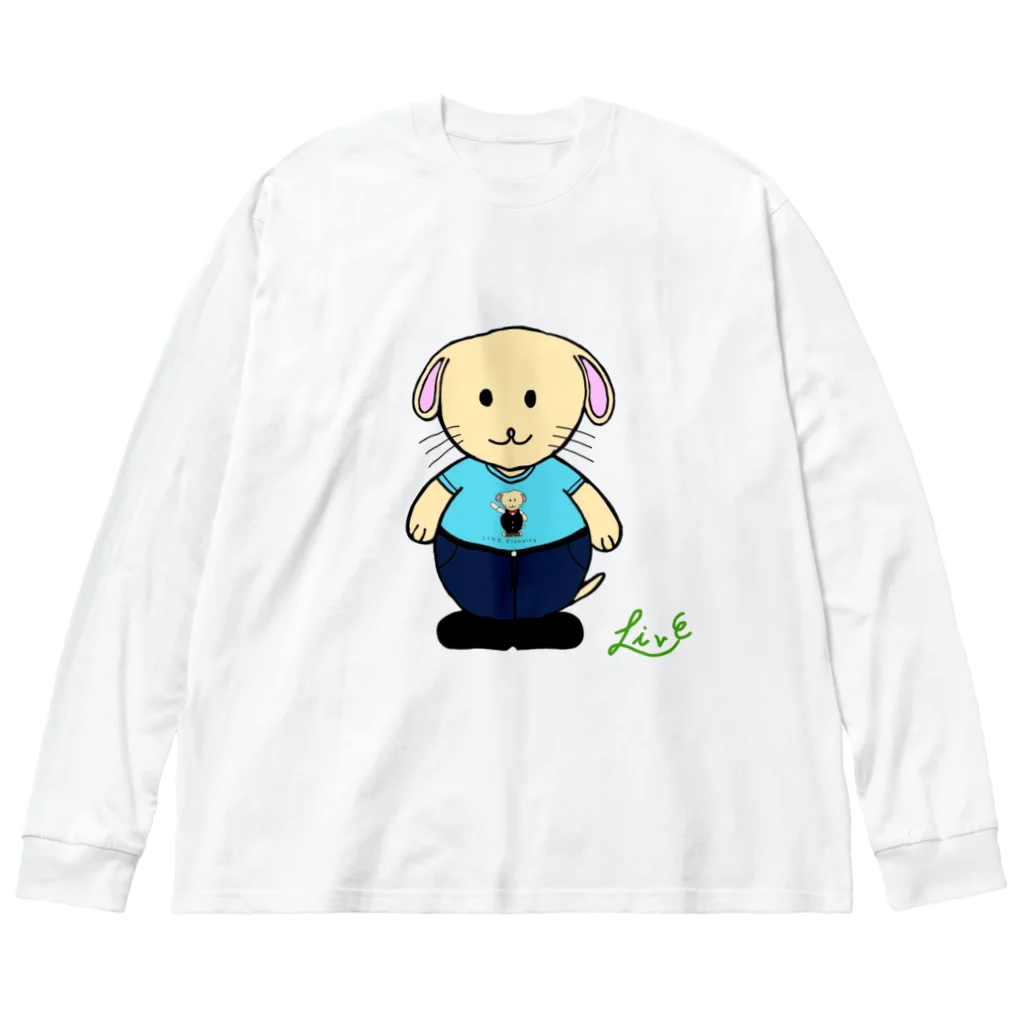 リブのリブTリブ Big Long Sleeve T-Shirt