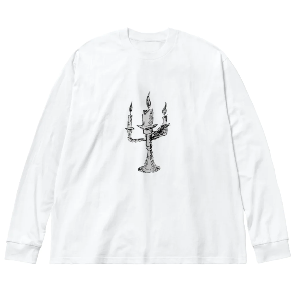 ニラールの燭台着ましたロウソクくん Big Long Sleeve T-Shirt