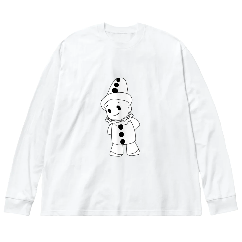 Pat's WorksのLE PETIT PIERROT, PIERRE /  Big Long Sleeve T-Shirt