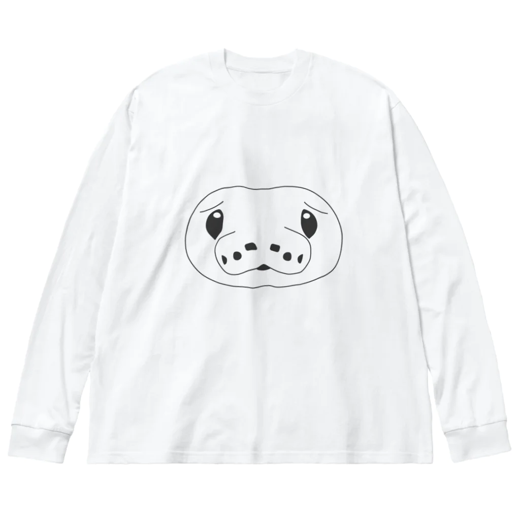 あたまからはなれないショップのぼぉるぺぇそん ビッグシルエットロングスリーブTシャツ