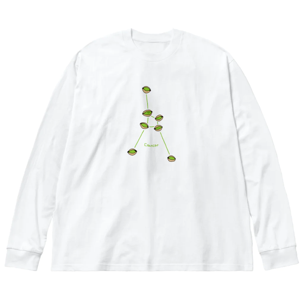 tafu tafuのピスターチオ／かに座 Big Long Sleeve T-Shirt