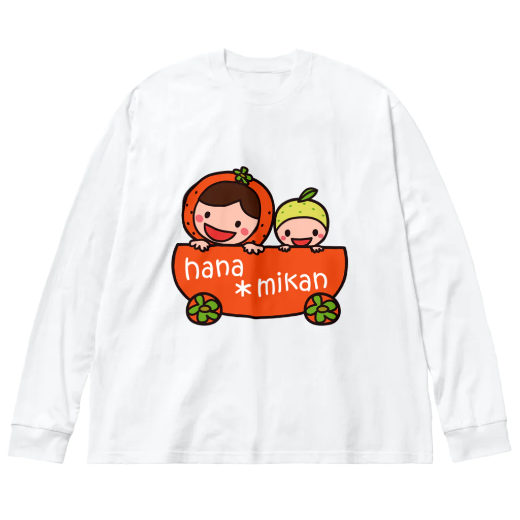 hanamikanのみかんゴー ビッグシルエットロングスリーブTシャツ