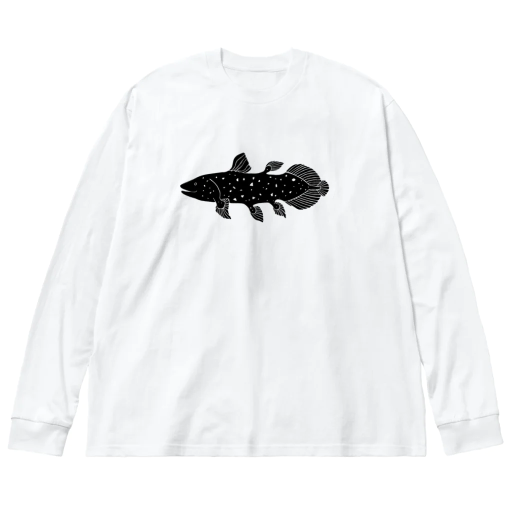 瀨頭 陽のほほえみシーラカンス Big Long Sleeve T-Shirt