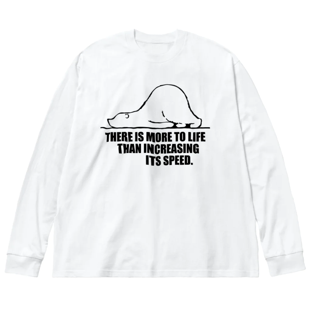 タラル746【Thalarctos】のしろくま名言 Big Long Sleeve T-Shirt