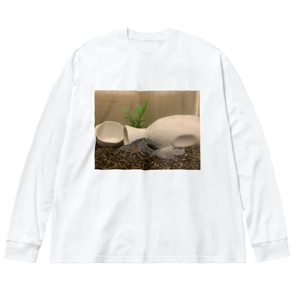 クボタの青いザリガニ Big Long Sleeve T-Shirt