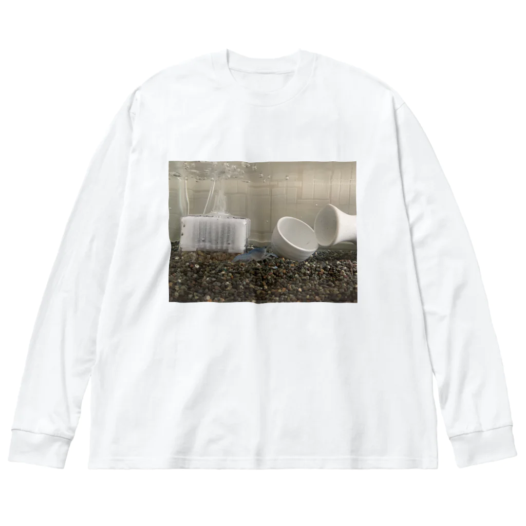 クボタの青いザリガニ Big Long Sleeve T-Shirt