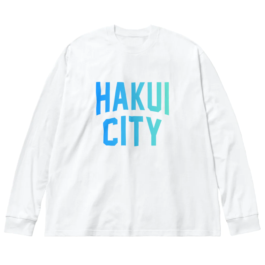 JIMOTOE Wear Local Japanの羽咋市 HAKUI CITY Big Long Sleeve T-Shirt