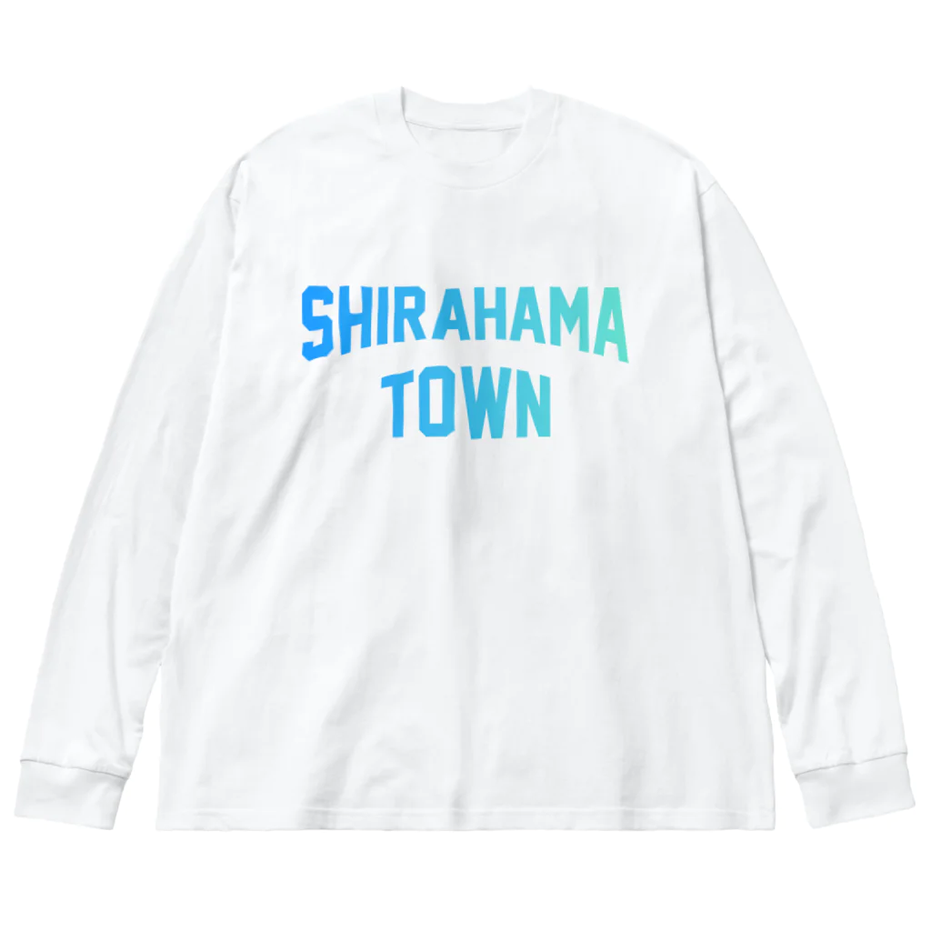 JIMOTOE Wear Local Japanの白浜町 SHIRAHAMA TOWN ビッグシルエットロングスリーブTシャツ