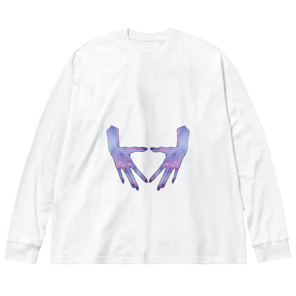 空歩く人々の手3 Big Long Sleeve T-Shirt