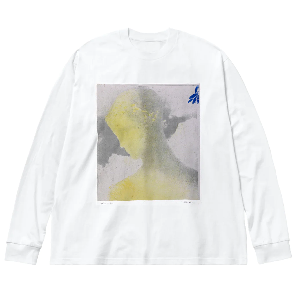 PALA's SHOP　cool、シュール、古風、和風、のBeatrice, Odilon Redon, 1897 Big Long Sleeve T-Shirt