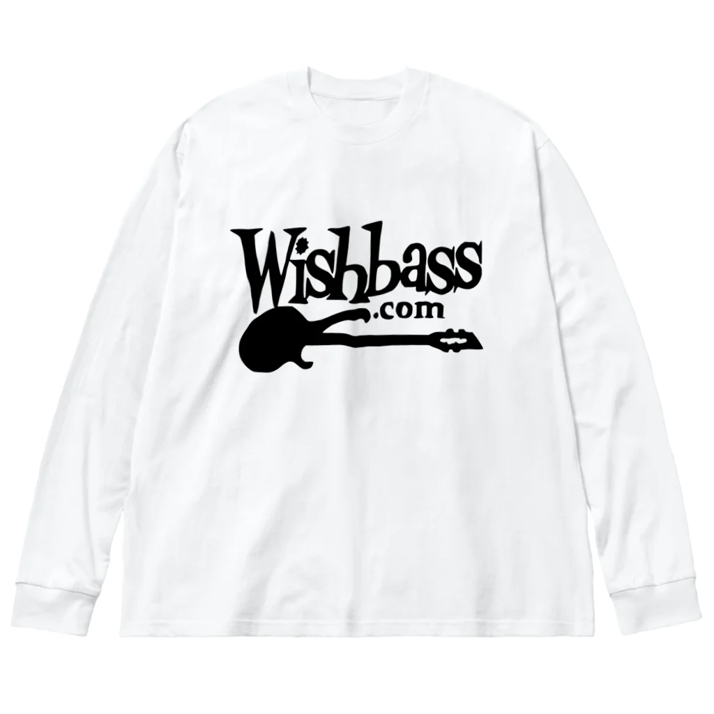 Wishbass JapanのWishbass Tee (Black Logo) ビッグシルエットロングスリーブTシャツ